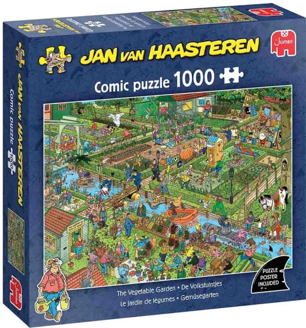Puslespil JUMBO Grøntsagshave 1000 brikker