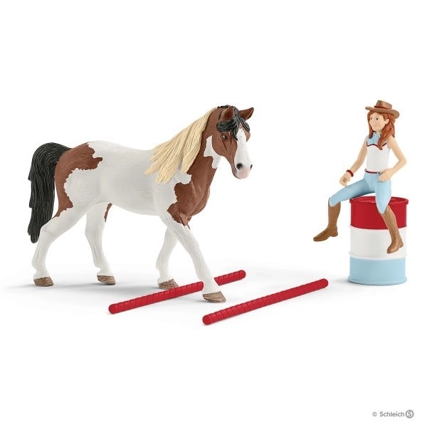 SCHLEICH Horse Club42441 Hannah og ridesæt til western