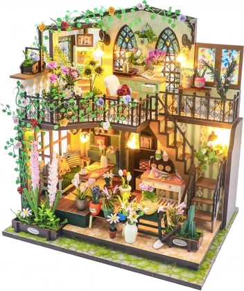 Miniature dukkehus Darcy’s blomsterhus