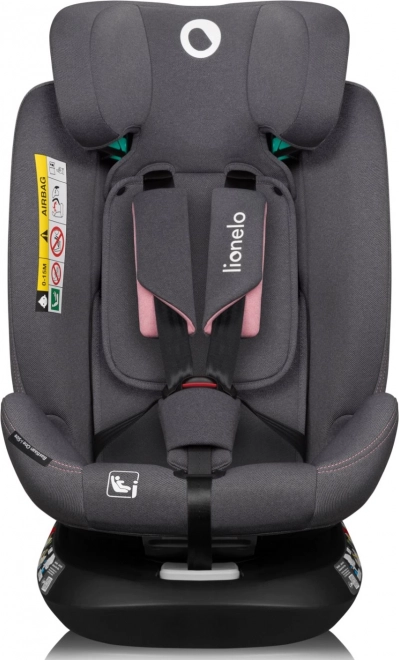 Lionelo Bastiaan i-Size autostol til børn Pink Rose