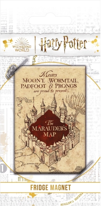 Magnet Harry Potter Mareløber-kortet