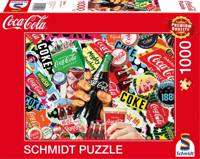 Schmidt puslespil Coca Cola, 1000 brikker