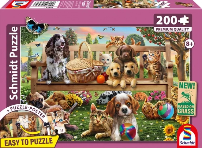 Puslespil Have Picnic 200 brikker