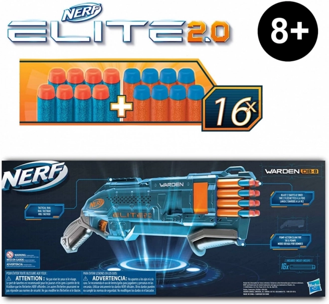 Nerf Warden DB-8 Elite 2.0 fra Hasbro