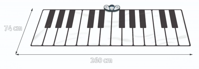 Stor musikmåtte Super Keyboard