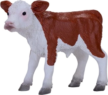 MOJO Hereford-kalv – håndmalet figur