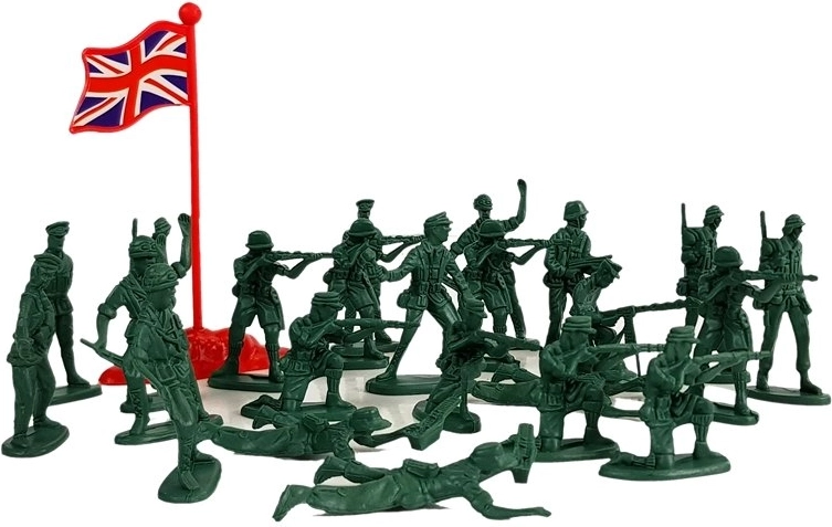 Forskellige hold og realistisk tilbehør