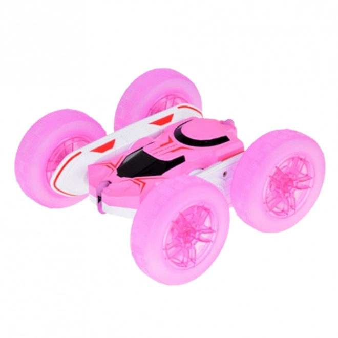Pink stuntbil med fjernbetjening 360°