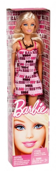 Barbie i lyserød kjole