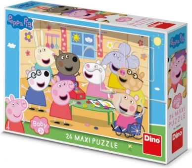Puslespil Gurli Gris Butik MAXI 24 brikker