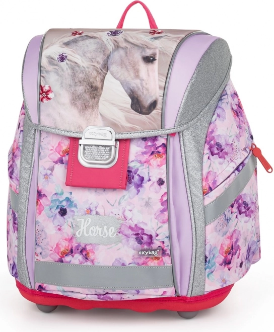OXYBAG Skolesæt 3stk Premium Light Hest Romantisk