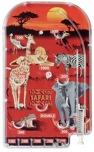 Pinball Tivoli dyre venner brætspil hovedbrud 19x21cm i pose
