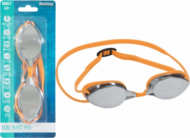 Bestway spejllinse-svømmebriller – Orange