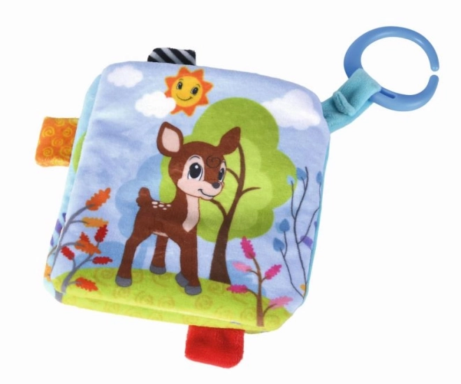 Plysbog med skovens dyr - 17 cm