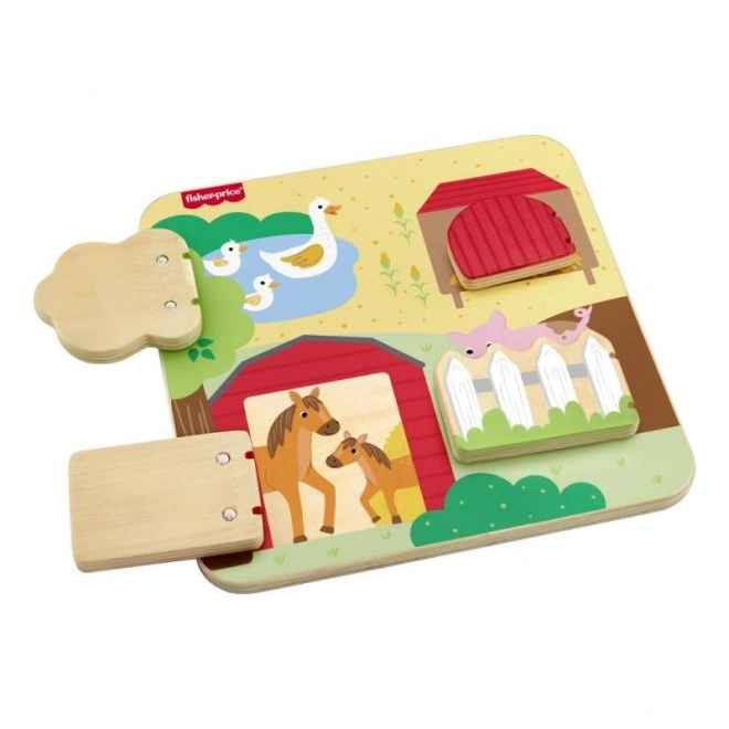 Fisher-Price Træleg gemmeleg med dyr