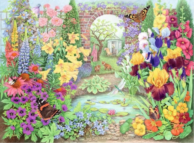 RAVENSBURGER Puslespil Vidunderlige haver 4x500 brikker