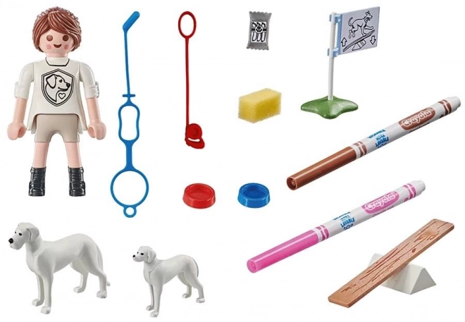 Playmobil Farvetræning med hunde