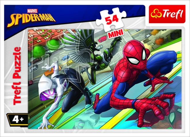 Minipuslespil 54 brikker Spider-Man fra Trefl