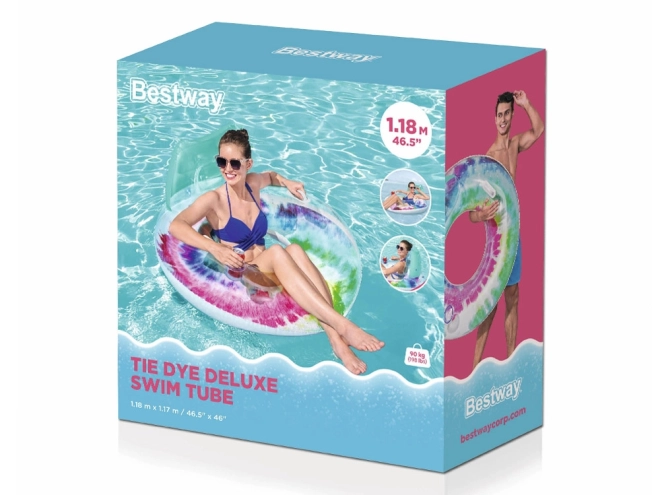 oppustelig flydering med ryglæn og håndtag Bestway