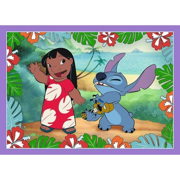 Puslespil Lilo & Stitch 4i1 Skør dag Trefl