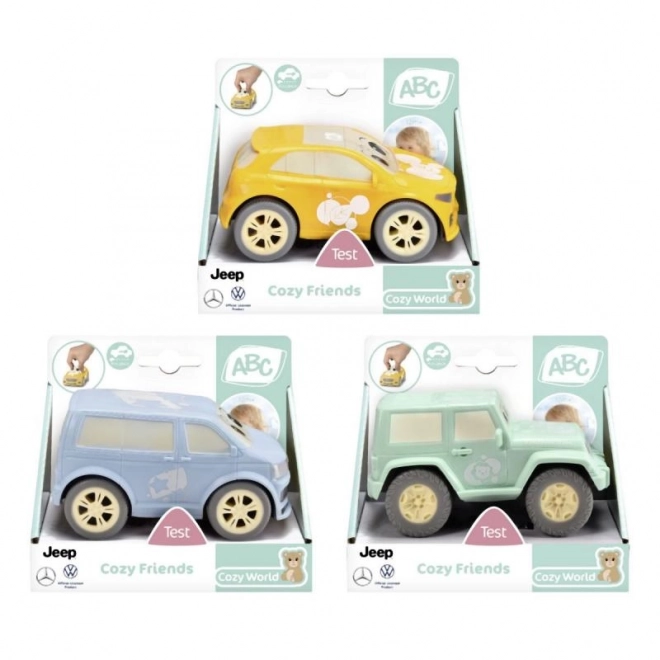 Cozy Friends mix 3 typer legetøjsbiler