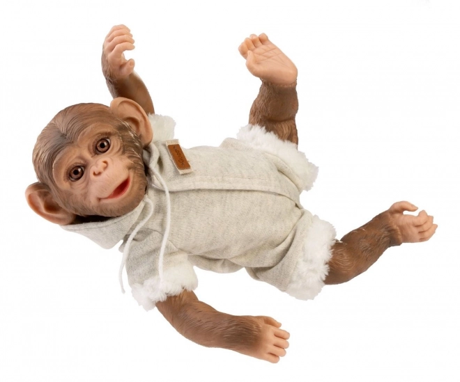 Guca 989 REBORN OPIČKA - realistisk abe baby med blødt stofkrop - 32 cm