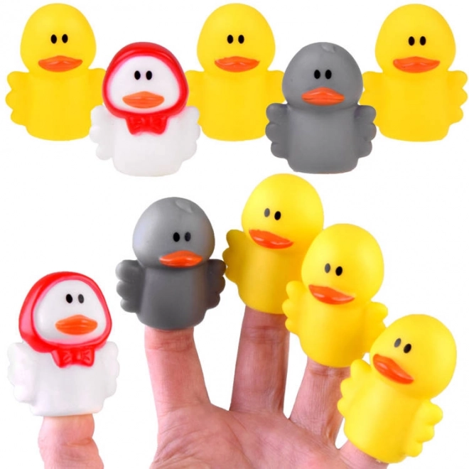 Gummi ænder fingerdukker Jokomisiada