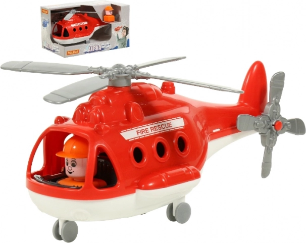 Helikopter Alfa brandvæsen til børn fra 3 år