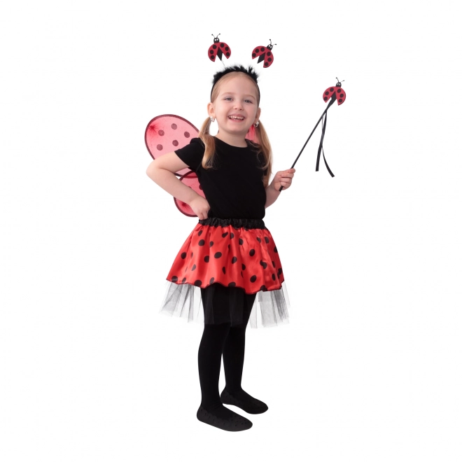 Børnekostume mariehøne