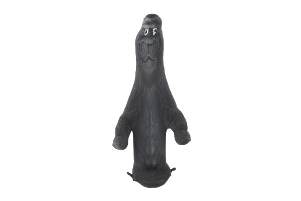 Gorilla antistress strækbar fyldt med sand 400 g silikone 12 cm 4 farver 8 stk i boks