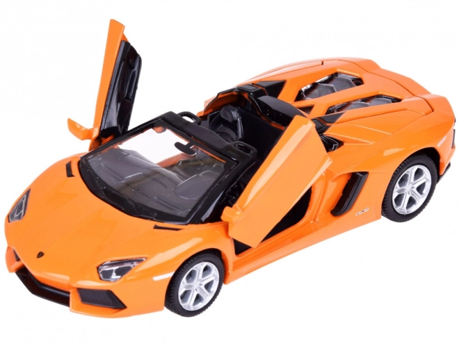 Metalmodelbil Lamborghini Aventador Roadster 1:32 interaktiv