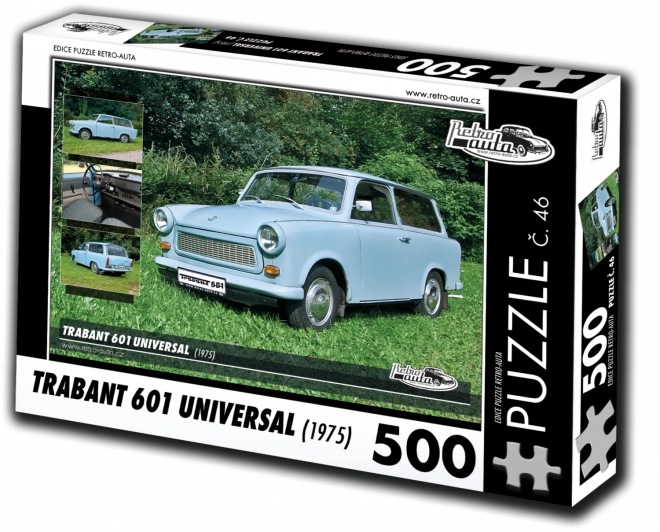 Retro Biler Puslespil Trabant 601 Universal 500 brikker