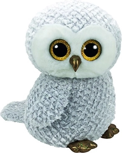 Plysbamse ugle TY BEANIE BOOS Owlette 42 cm