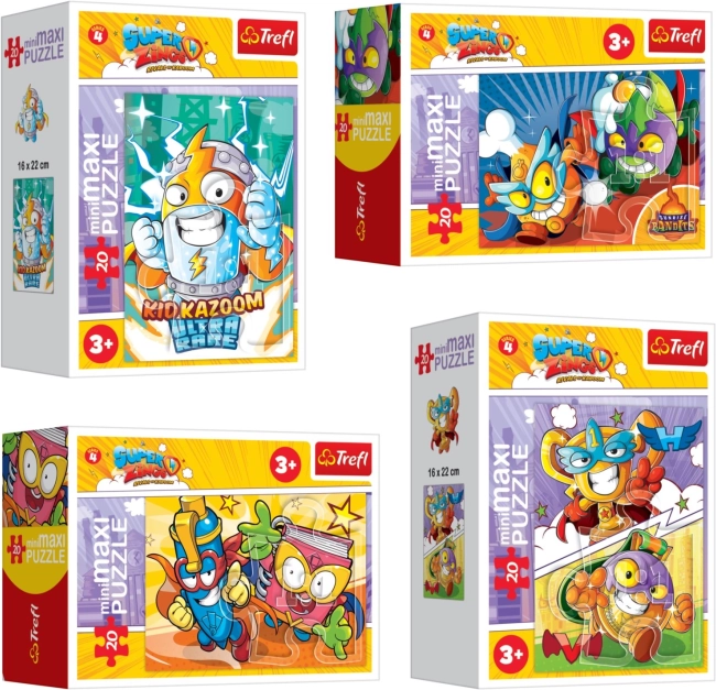 Puslespil Kid Kazoom og Super Zings: I aktion