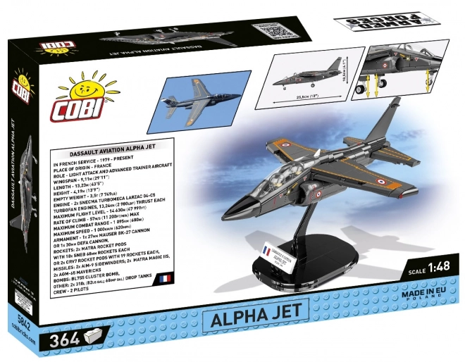 Væbnede Styrker Alpha Jet - Byggesæt 364 dele