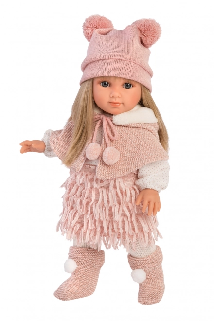 Llorens Elena realistisk dukke med blødt stofkrop 35 cm