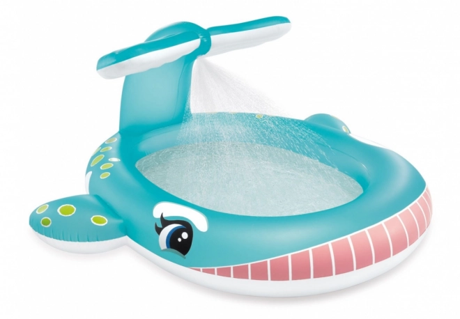 57440NP Børnepool hval med sprinkler