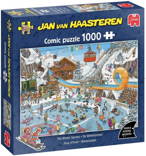 Puzzle JvH Vinterspil 1000 brikker