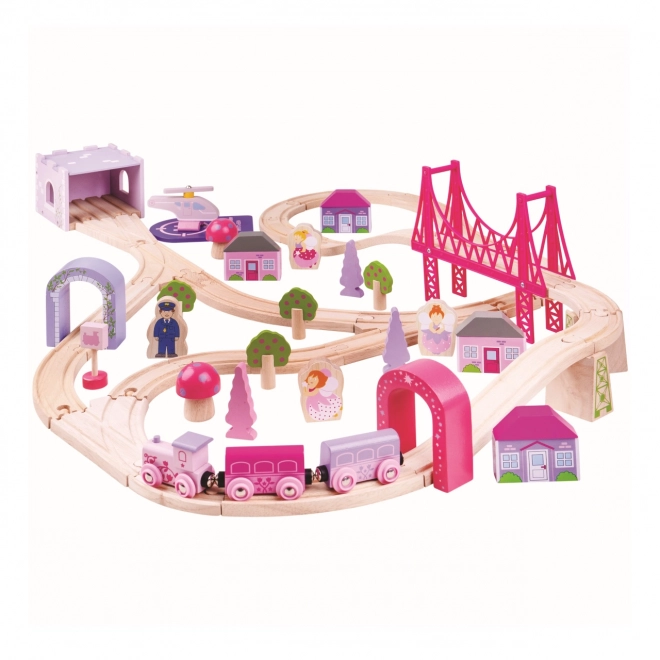Bigjigs Rail Træ Stor Prinsessespor