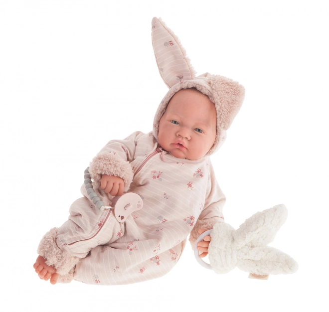 Antonio Juan 80110 SØD REBORN FØDT - realistisk dukke baby med blødt stofkrop - 40 cm
