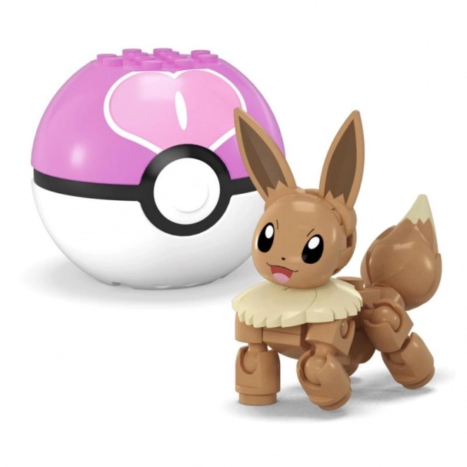 Konstruktionssæt Pokémon Poké Ball Charmander og Eevee