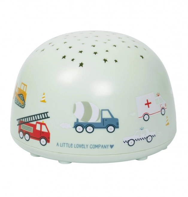 A Little Lovely Company Projektorlampe – Køretøjer