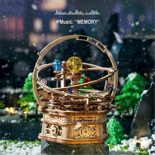 RoboTime 3D puslespil musikboks Historisk ur