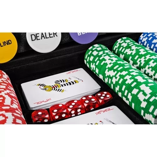 Poker - sæt 500 jetoner i HQ-kuffert