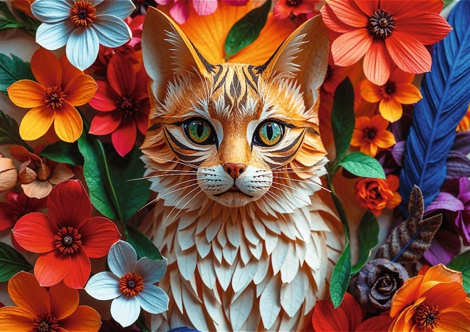 Puslespil paper art: kat 1000 brikker