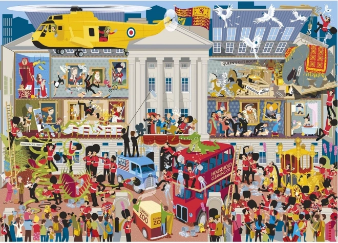 Puslespil Gibsons Buckingham Palace – Under låget (1000 brikker)