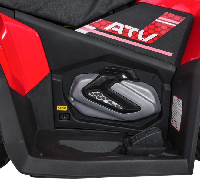 Firehjulet Fast Wheel – Rød