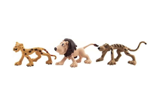 Glade safari ZOO plastdyrefigurer 9-10 cm 6 stk i pose