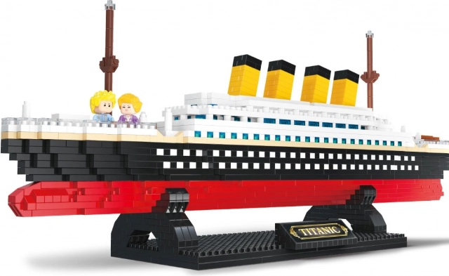 Byggesæt Titanic 35x8x14,5 cm