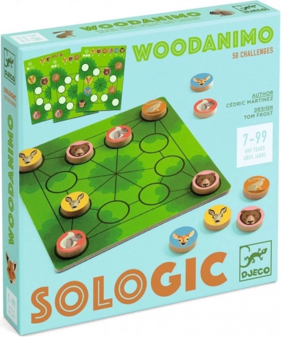 Djeco Træbaseret Logikspil Woodanimo
